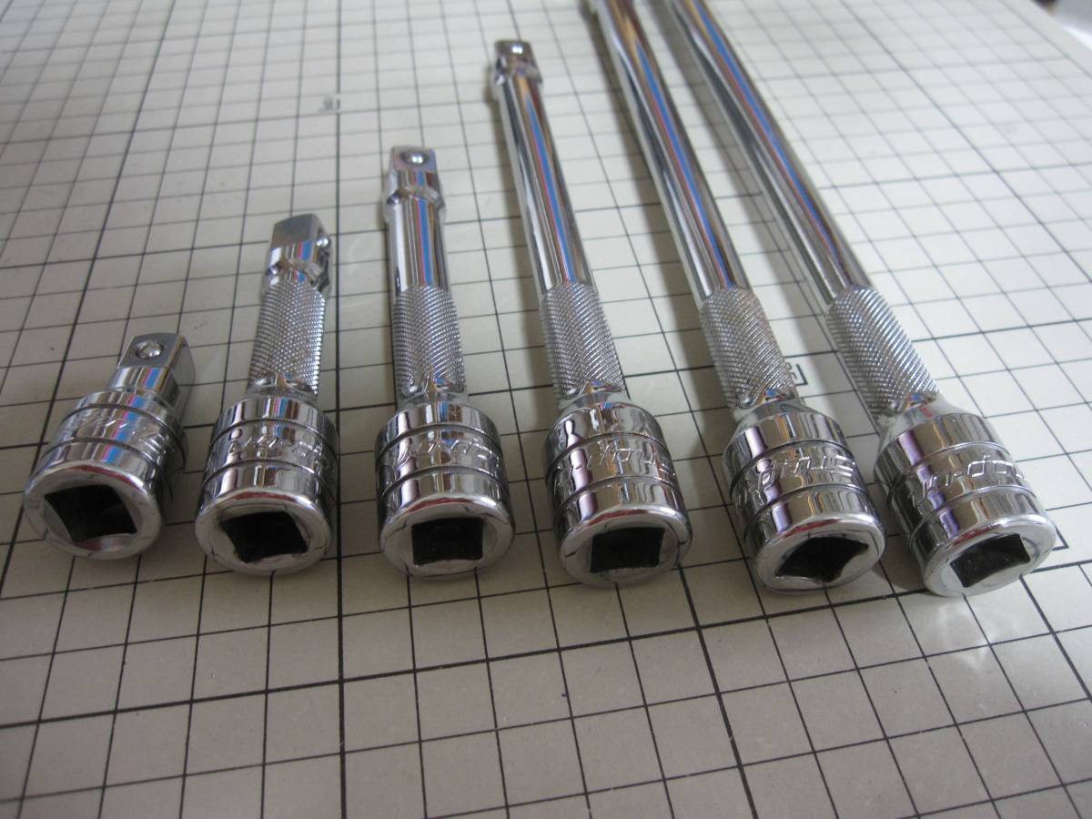 スナップオン Snap-on 3&frasl;8 エクステンションバーセット エクステンション SNAP-ON 3&frasl;8dr 206AFX | IMPORT WORLD TOOLS 3／8 エクステンションの通販 八王子店Snap-on エクステンションバー6本セット