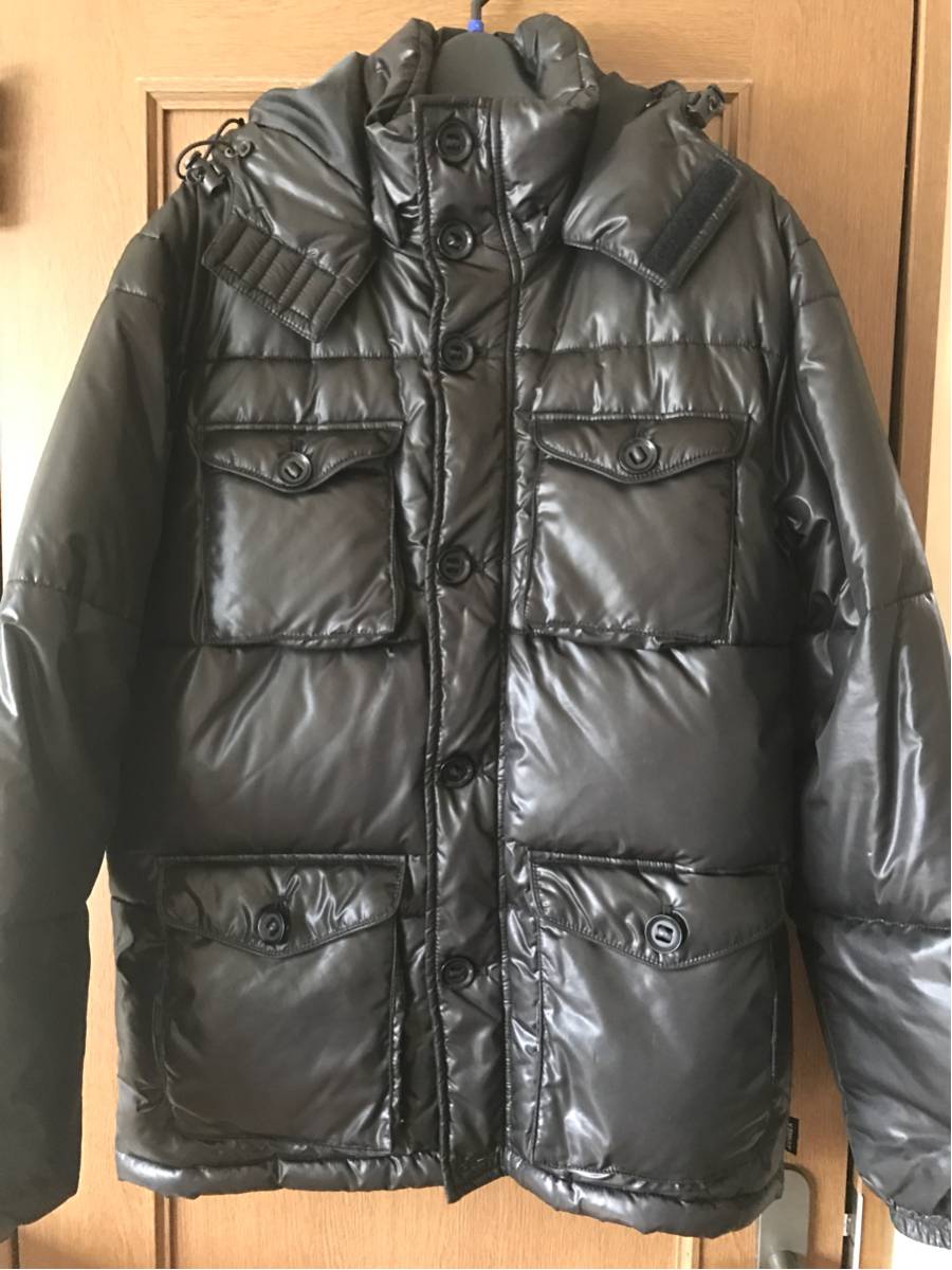 【美品】AVIREX アビレックス ダウンジャケット 黒 XL