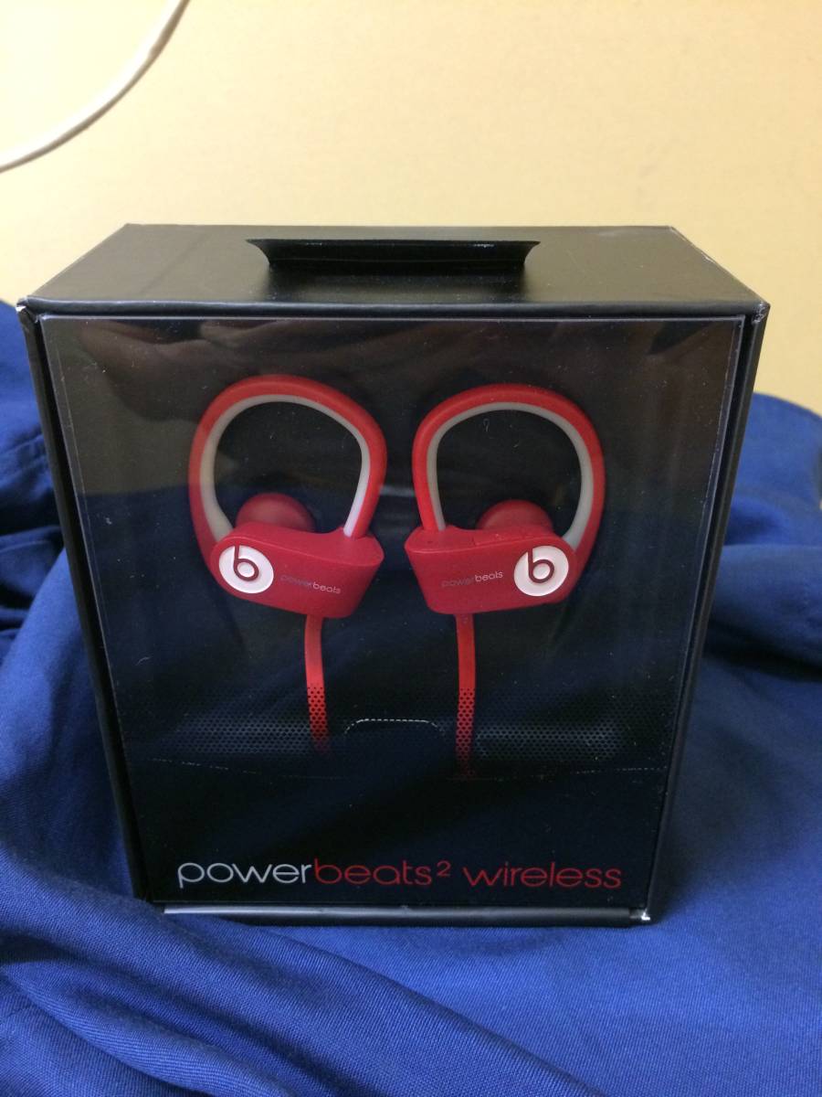 【新品・未開封】Beats by Dr.Dre Powerbeats2 Wireless Bluetooth対応 カナル型 ワイヤレスイヤホン レッド
