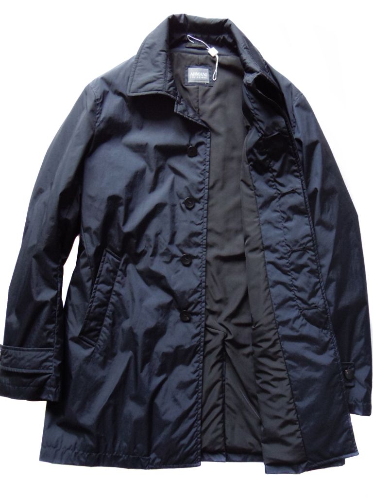 レディース アルマーニ コレツィオーニ 中綿ジャケット 濃紺 50 L XL 撥水