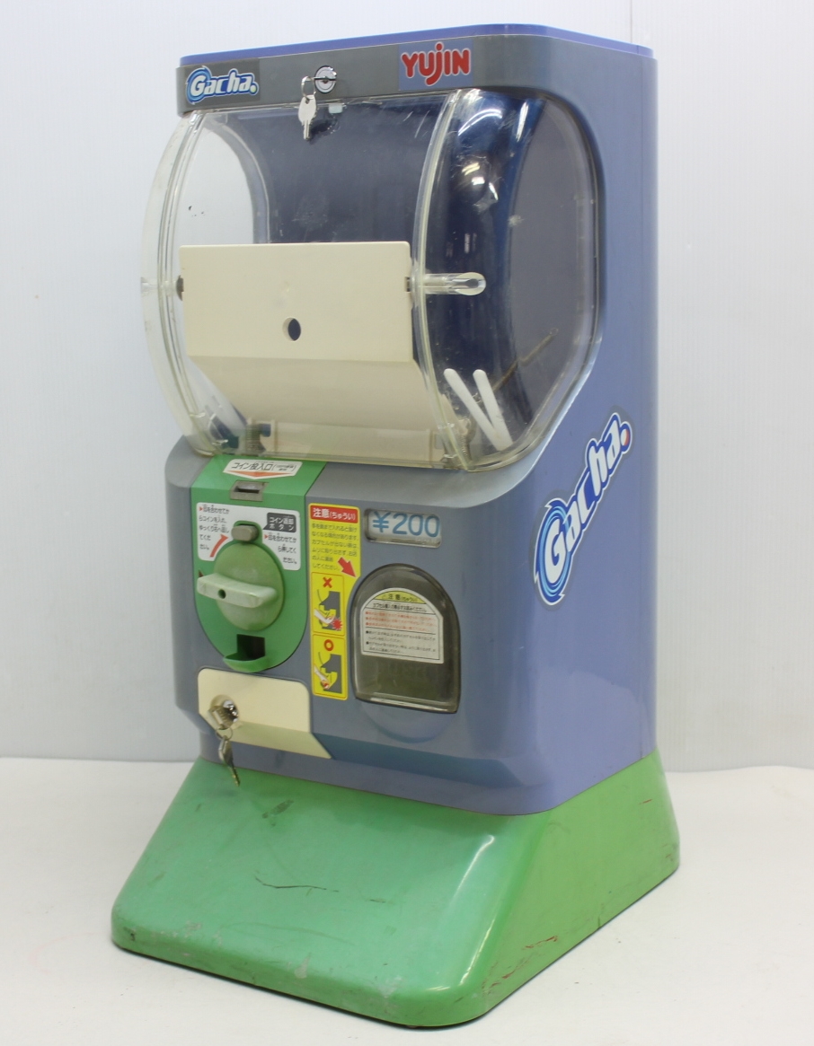 ▽鍵交換済み!!｜YUJIN｜ガチャガチャ本体｜ガチャポン｜カプセルガチャ｜