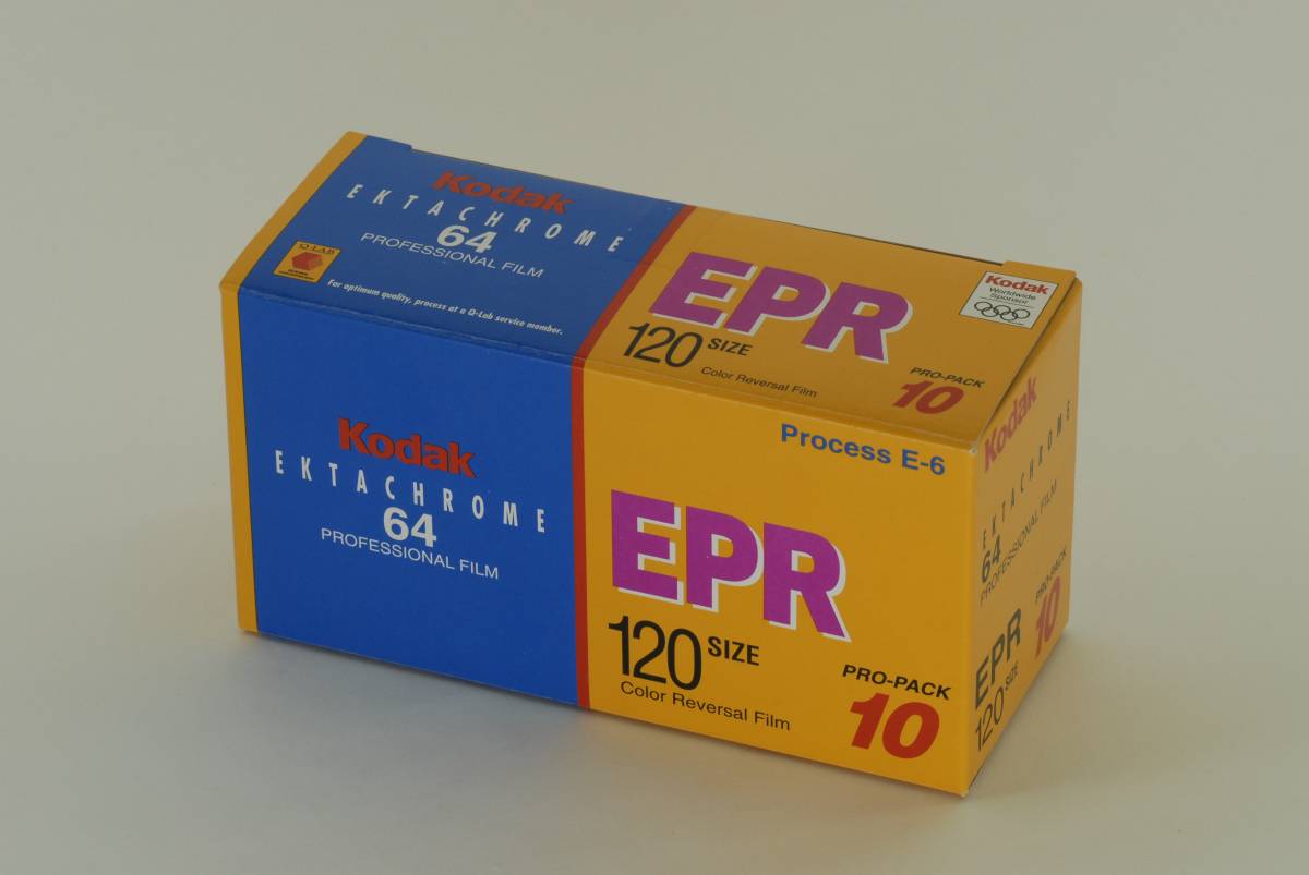 期限切れポジフィルム 】 Kodak EPR 120 1箱10本 未開封 常温保存 