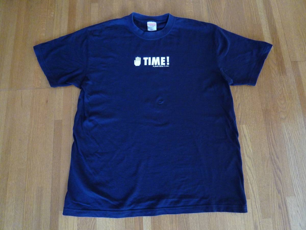 中古 代打・オレ Tシャツ XLサイズ ヤクルトスワローズ 古田敦也 古着