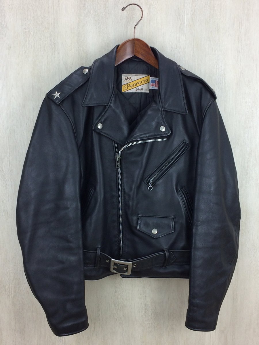 ライダース　42 ダブルライダースジャケット schott 42の通販 | ダブルライダース