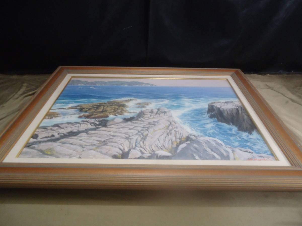 S751 絵画/油彩画/風景画/越田敏/タイトル不明/三陸海岸 の入札履歴