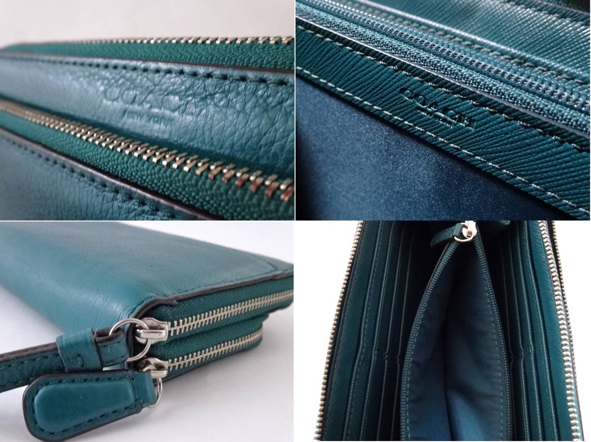 長財布 コーチ COACH 財布 ロゴ COACHコーチ ぺブルドレザー リスト 