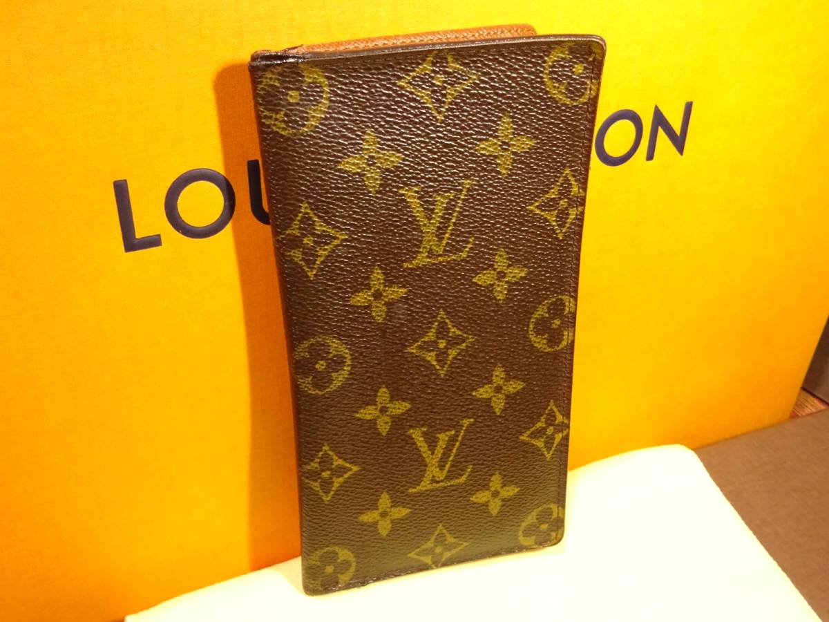 NR28 モノグラム VUITTONポルトフォイユ・ブラザ トリヨン LV 