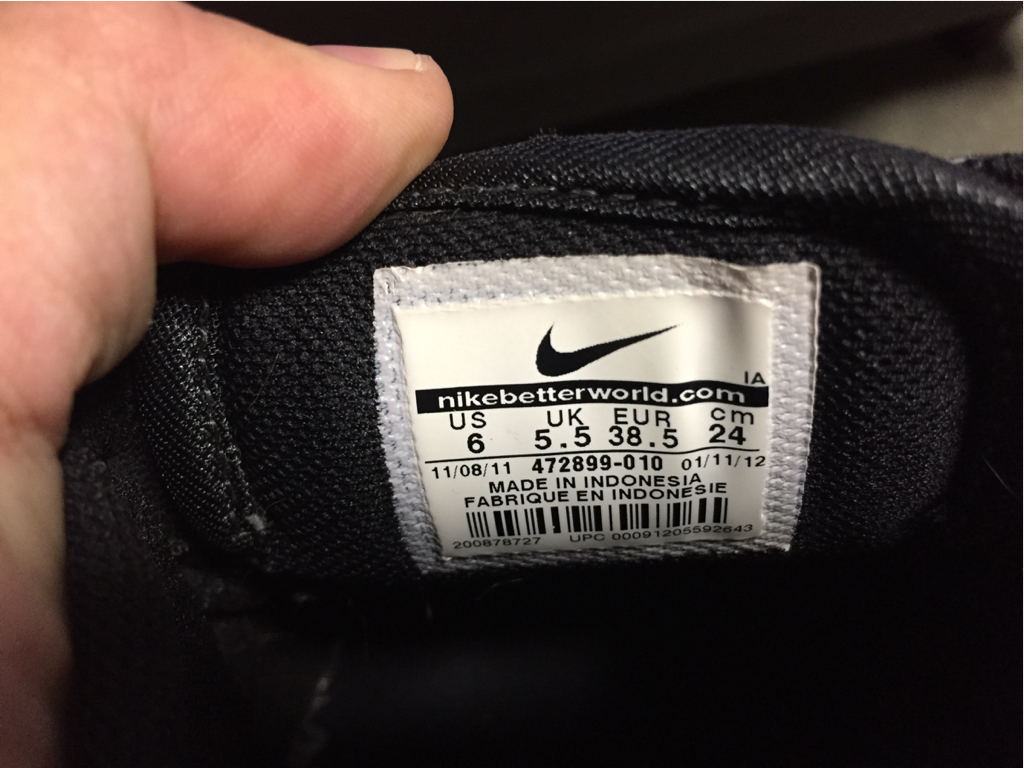 希少モデル チェック柄 ナイキ クロッグ スニーカー A83 日本サイズ 24センチ