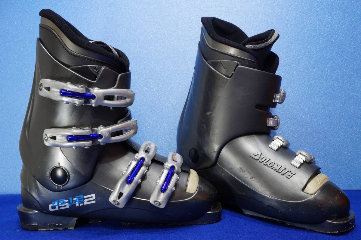 [USED/美品] DOLOMITE ドロミテ Jr用 スキー ブーツ DS1.2　色:グレー SIZE: 26 [ヤフネコ]管56