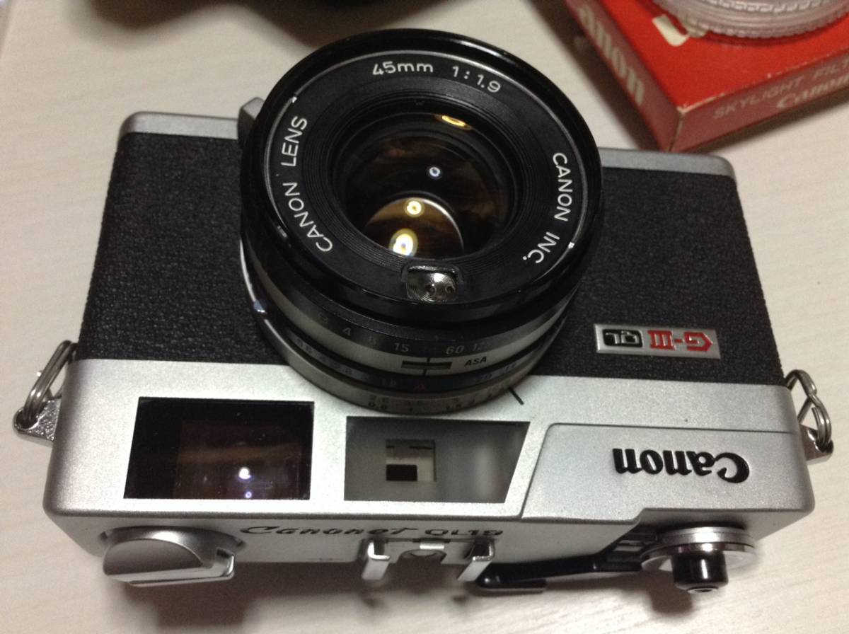 QL19 Canon キャノネット Canonet 45mm - SE カメラ キャノン レンズ