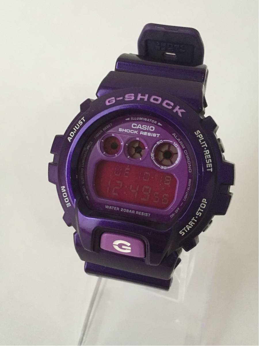 G-SHOCK クレイジーカラーズ CASIO DW-6900CC Crazy グリーン パープル 