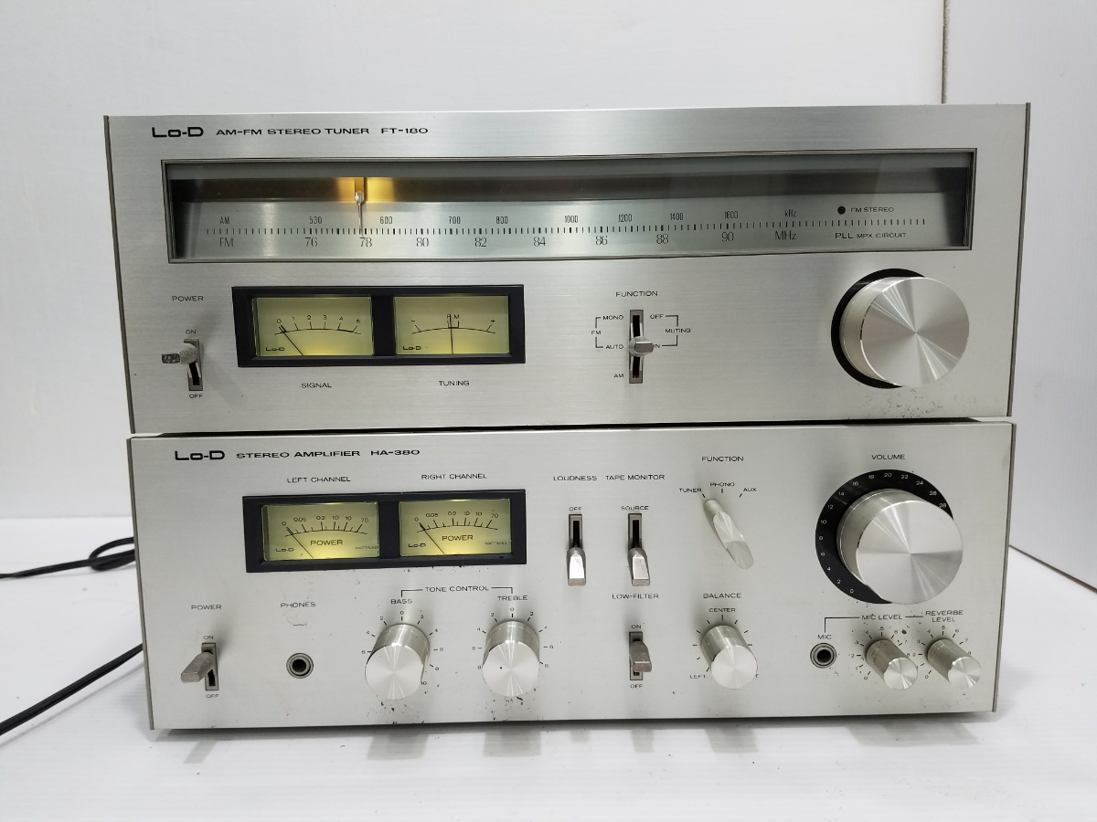 日立 - Lo-D プリメインアンプ HA-380 ローディ 保守 動くこと品