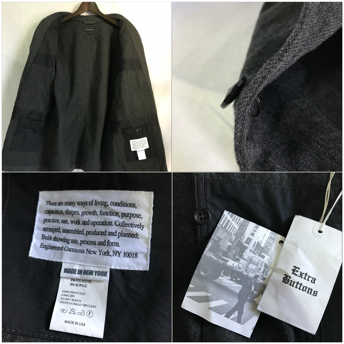 未使用 ENGINEERED GARMENTS エンジニアードガーメンツ ベッドフォード 