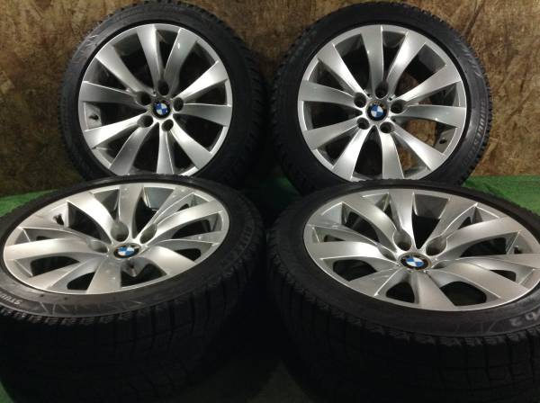 美品バリ山！BMW E63純正ホイール＆245/45R18 REVO2★タイヤホイール4本セット！