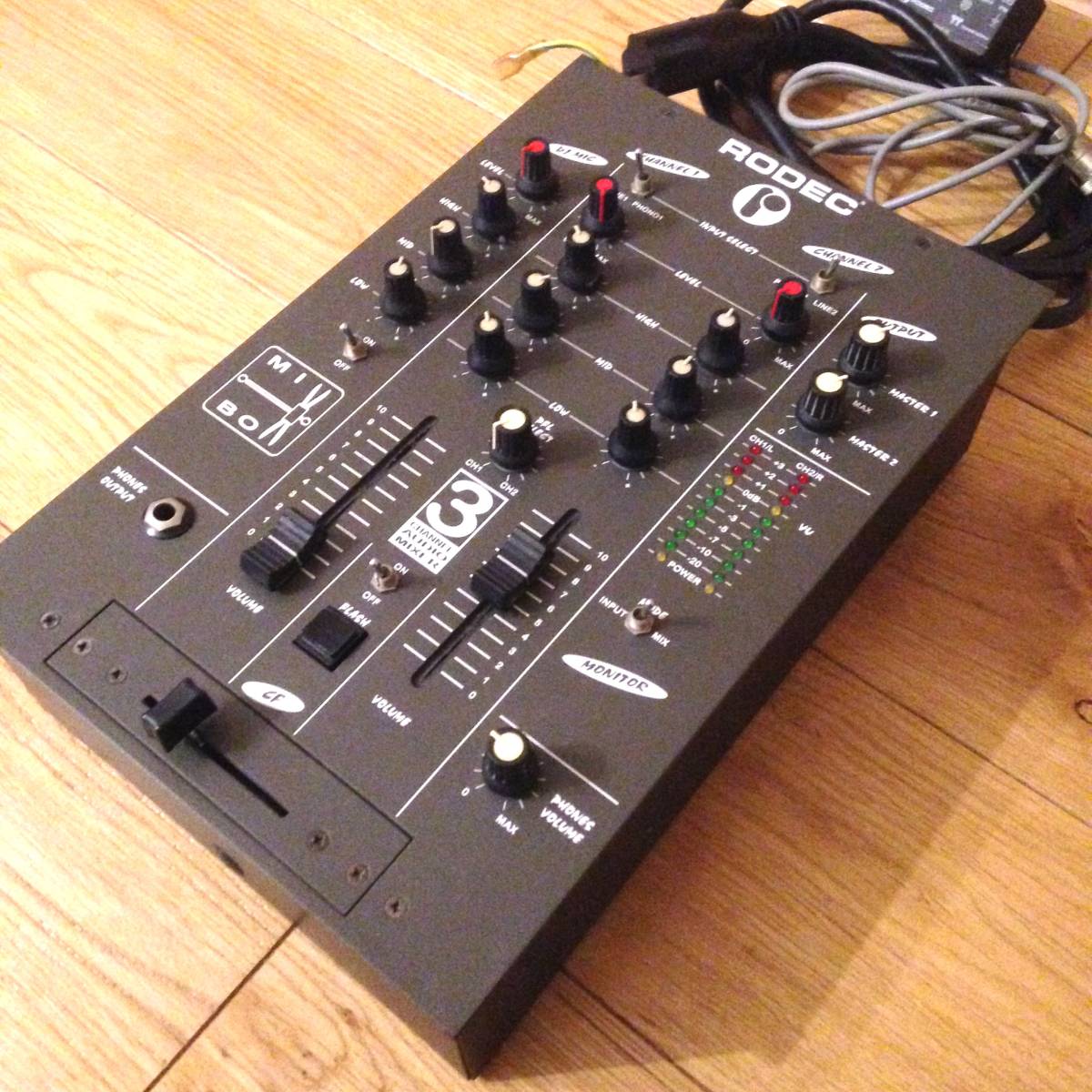 激レア RODEC MIXBOX 2CH DJ Mixer DJミキサー RODEC 2ch DJミキサー MIX BOX 【公式通販】