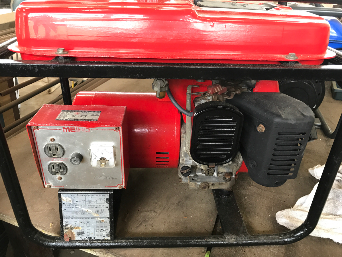 ISUZU発電機 ロビン エンジン 中古ジャンク品 ISUZU発電機 ロビン