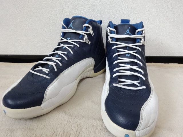 【JORDAN 12 RETRO海外限定カラー【130690-410】ジョーダン エア ジョーダン 12 レトロ (NAVY/WHITE-LT.BLUE)