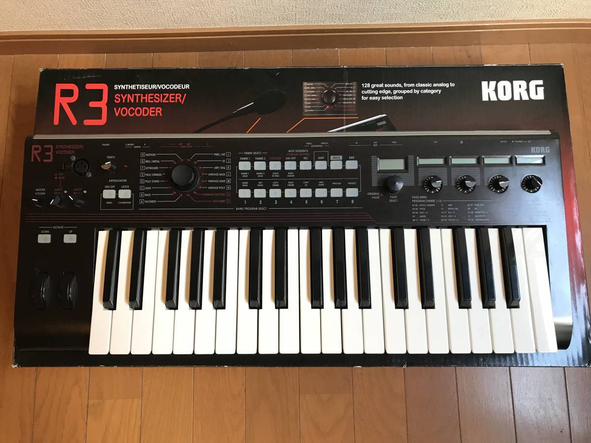 KORG R3 シンセサイザー ボコーダー（おまけ付き） Korg R3