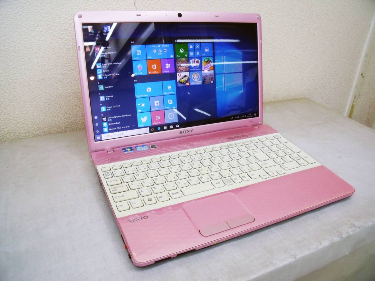 ★ピンク！快速！ 1TBハイブリッドHDD（SSHD）新品 搭載！ Windows 10！● Core i5/4Gメモリ/ブルーレイ/HDMI/Office★