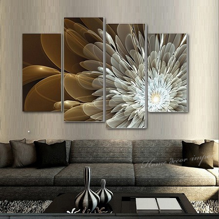 A15モダンアートパネル4枚組 抽象画花 特大サイズキャンバス油彩絵画壁掛けオブジェ海外高級インテリア輸入ウォールデコレーションお洒落 抽象画 売買されたオークション情報 Yahooの商品情報をアーカイブ公開 オークファン Aucfan Com