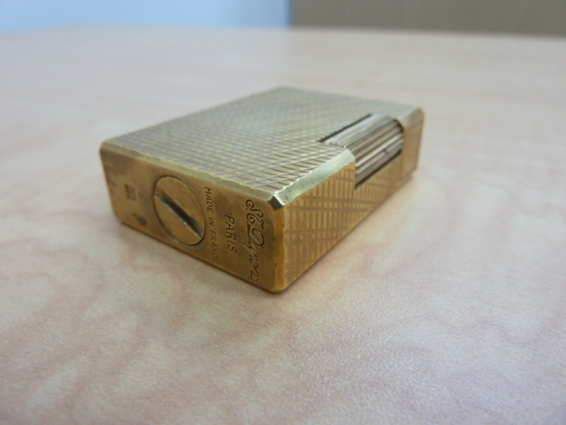 18307★　デュポン S.T.Dupont　ゴールド　ショート　着火確認