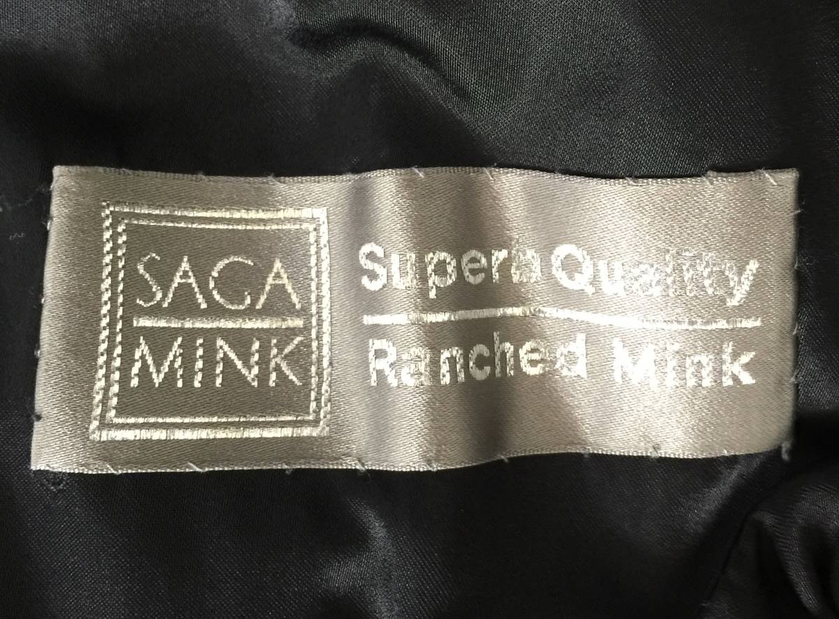 Guy Laroche】 シェアードミンク セミロングコート 92㎝ SAGAMINK 