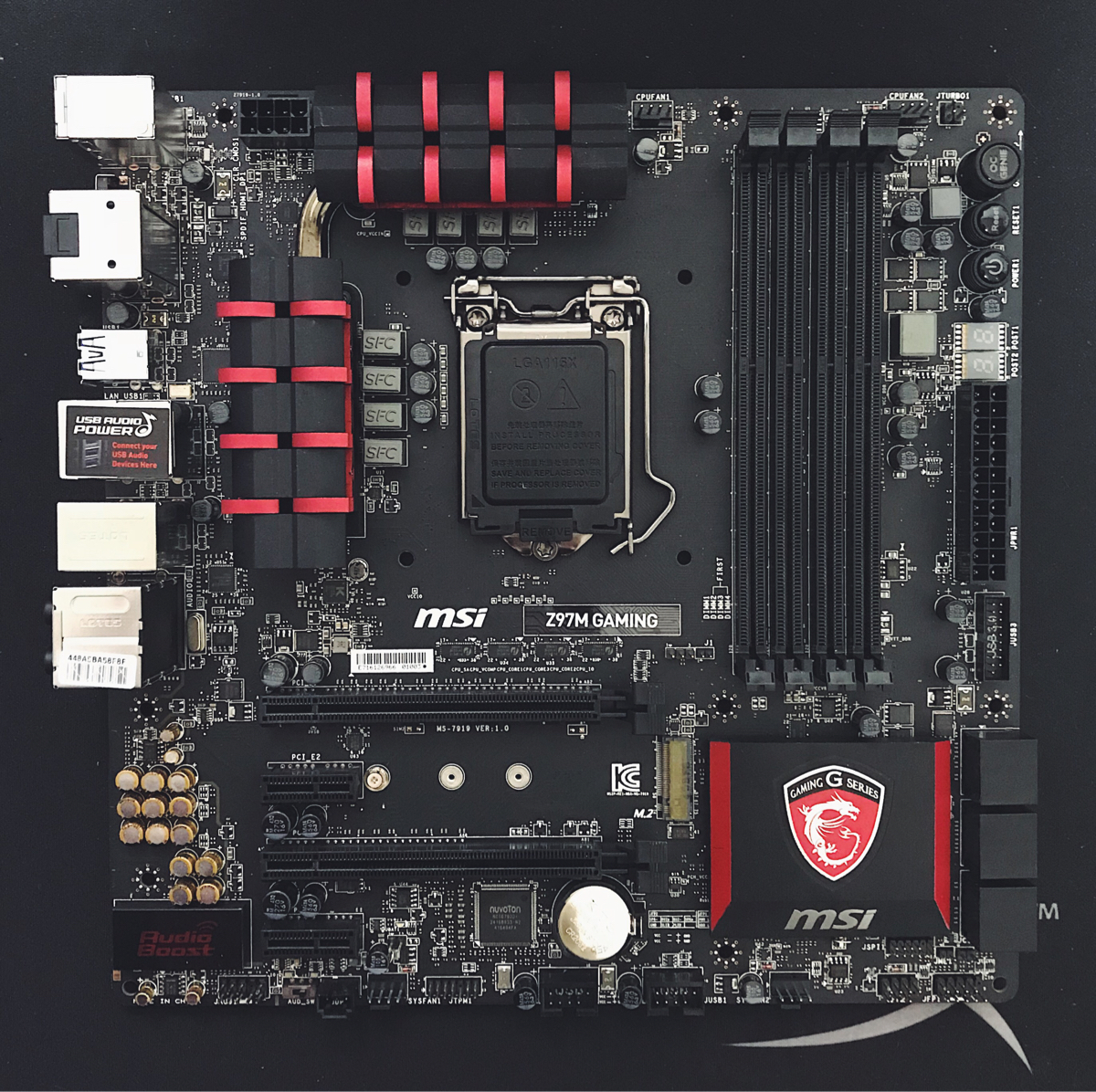 美品】MSI Z97M GAMING LGA1150 microATX ジャンク扱い MSI Gaming Intel