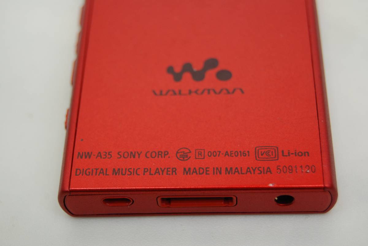 SONY ウォークマン NW-A35 シナバーレッド 16GB