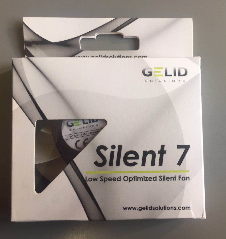 GELID Slient7 70㎜ 薄型 静音 スリム ケースファン 厚さ15㎜ ３Pin 2200RPM　_1