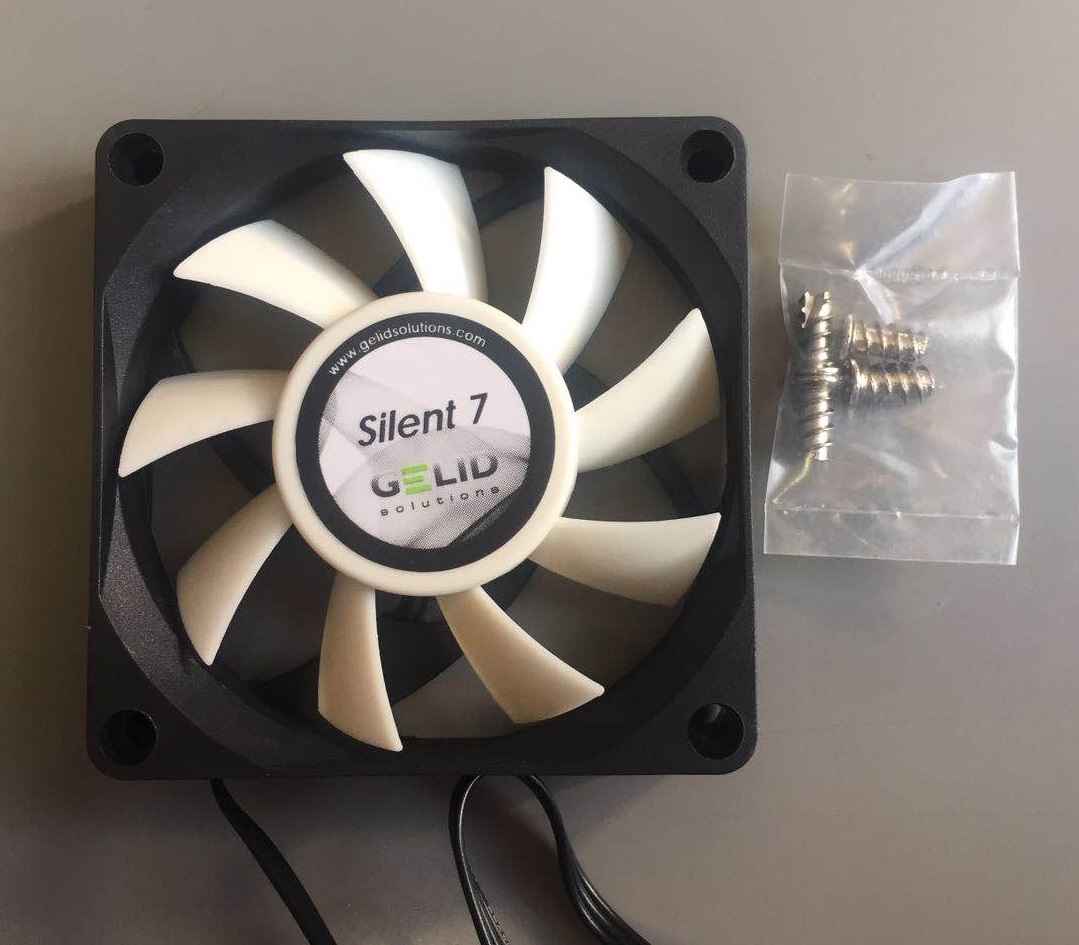 GELID Slient7 70㎜ 薄型 静音 スリム ケースファン 厚さ15㎜ ３Pin 2200RPM　_4