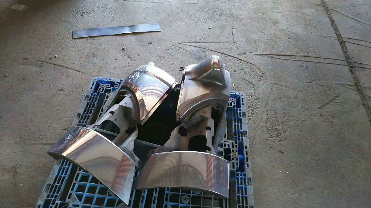 レトロデコトラ★日野レンジャープロ用メッキコーナー