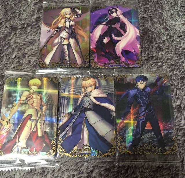 Fate⁄Grand fate grand order ウエハース カード 21種類、SSR.SRコンプ