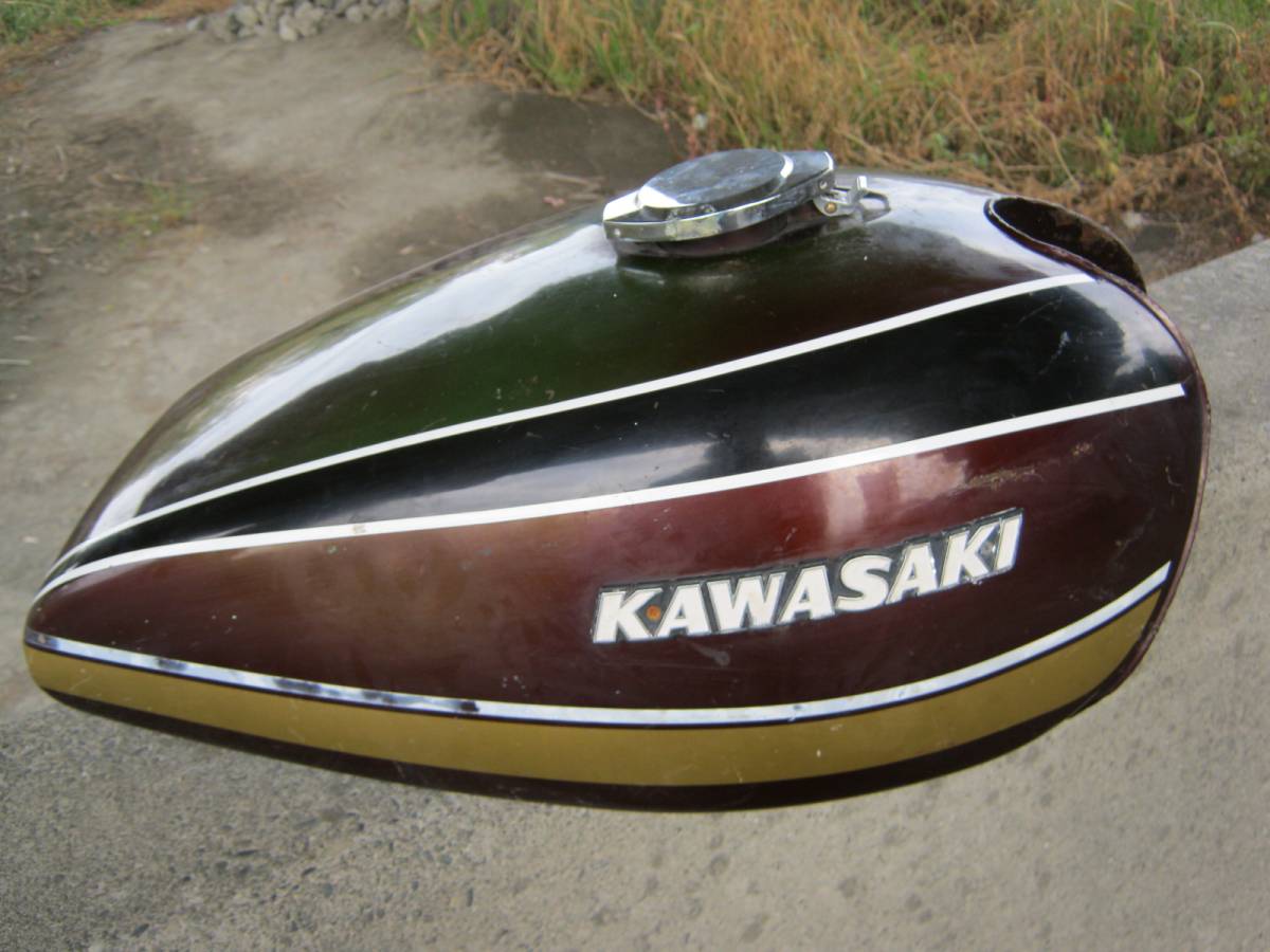 希少 KAWASAKI 750RS純正タンク Z1 Z2 当時物 希少 KAWASAKI 750RS純正