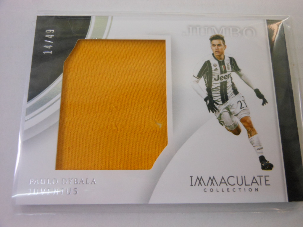 激安大特価，人気 PANINI immaculate SOCCER Jumbo Memorabilia /49 Paulo Dybala - Juventus(シングルカード)｜売買されたオークション情報、yahooの商品情報をアーカイブ公開 - オークファン シングルカード