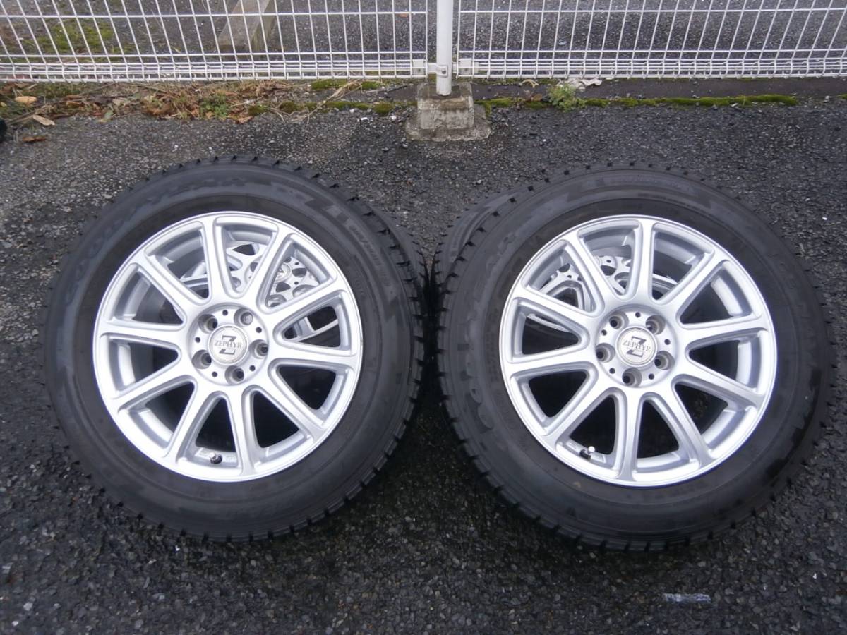 スタッドレスタイヤ！グッドイヤー アイスナビ205/60R16　ホイールセット 16×6.5J +45　PCD100