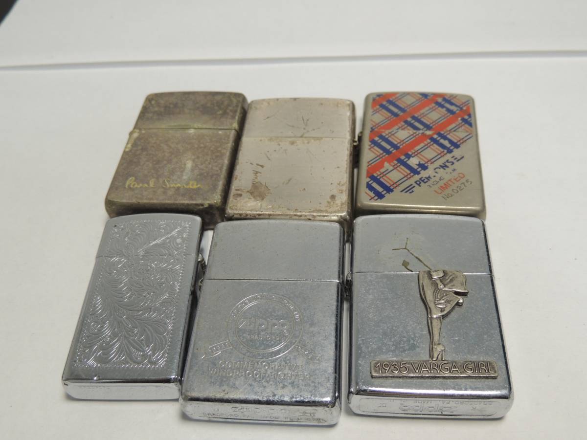☆ZIPPO ジッポ ライター 6個 チェック柄