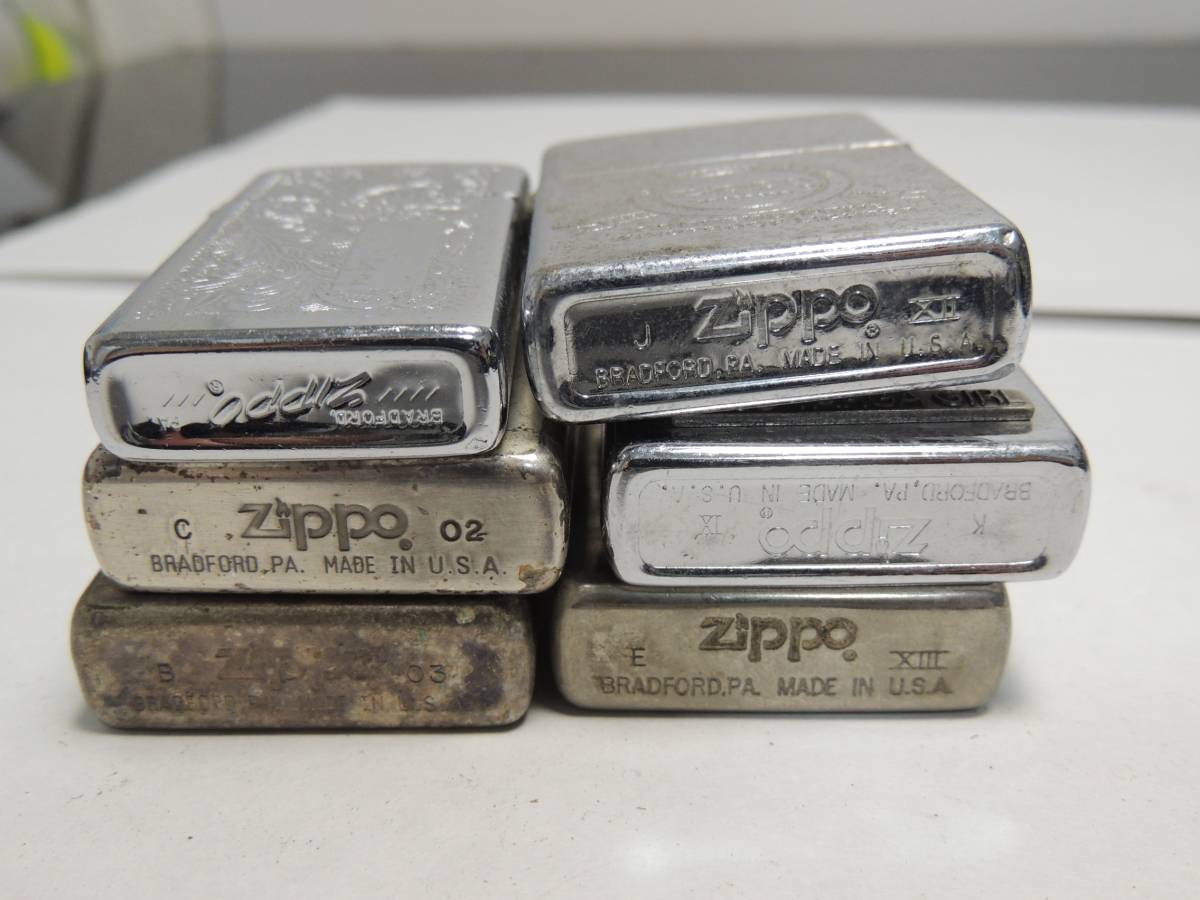☆ZIPPO ジッポ ライター 6個 チェック柄