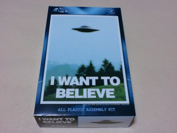 アトランティス モデル　約13cm　私は信じたい ビリーマイヤー写真のUFO 　I WANT TO BELIEVE Atlantis Model