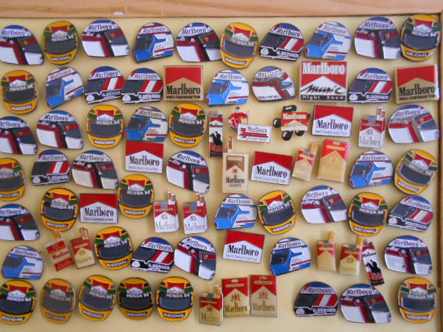 フランス雑貨★ピンバッジ　マルボロ76個セット★