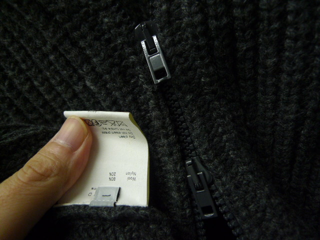 ◇ UNUSED アンユーズド 15AW US0996 KNIT GOWN ジップニット ガウン 1