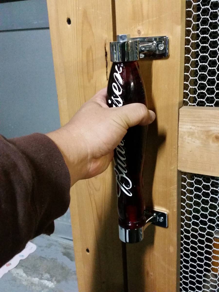 品質保証，定番人気 ドアノブ 取っ手 手すり 本物 外国ビールサーバーノブ加工 BUDWISER レッド(建具)｜売買されたオークション情報、yahooの商品情報をアーカイブ公開 - オークファン 建具