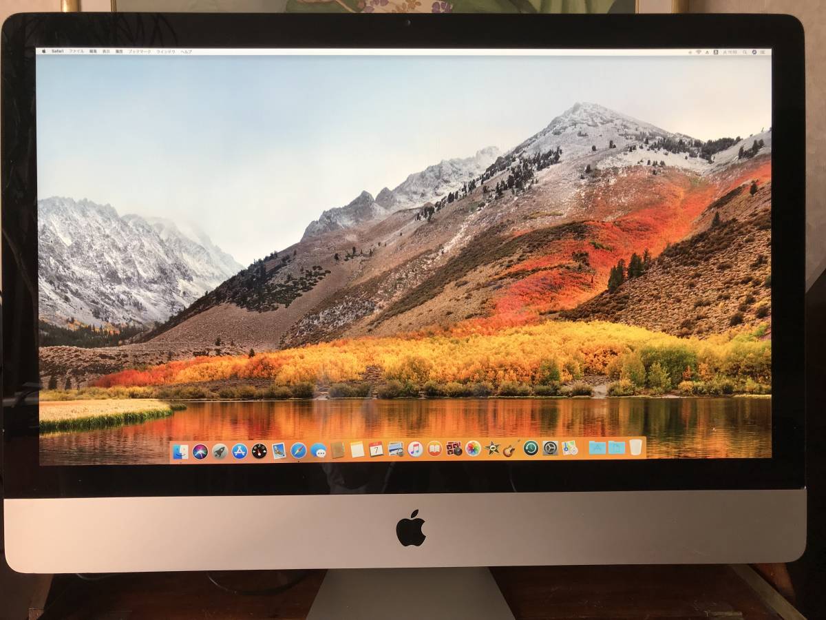 imac 27-inch. Late 2009 SSD256GB OS:最新macOS High Sierra ワン