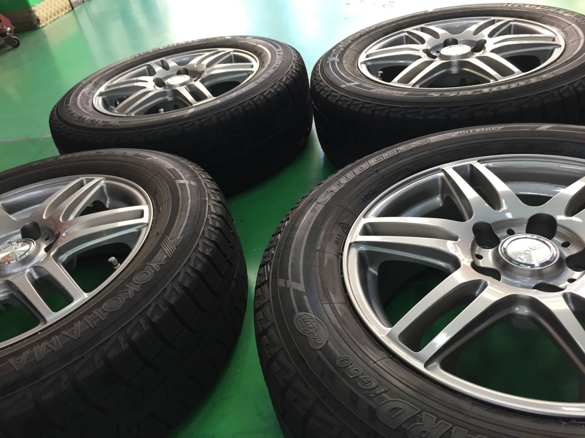 215/65R16 スタッドレスタイヤホイールセット アルファードなどに 