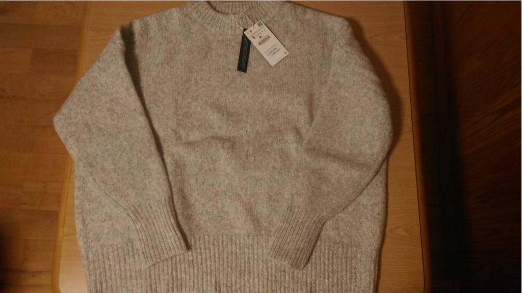 Z A R A オーバーサイズアルパカニット Sサイズ タグ付き