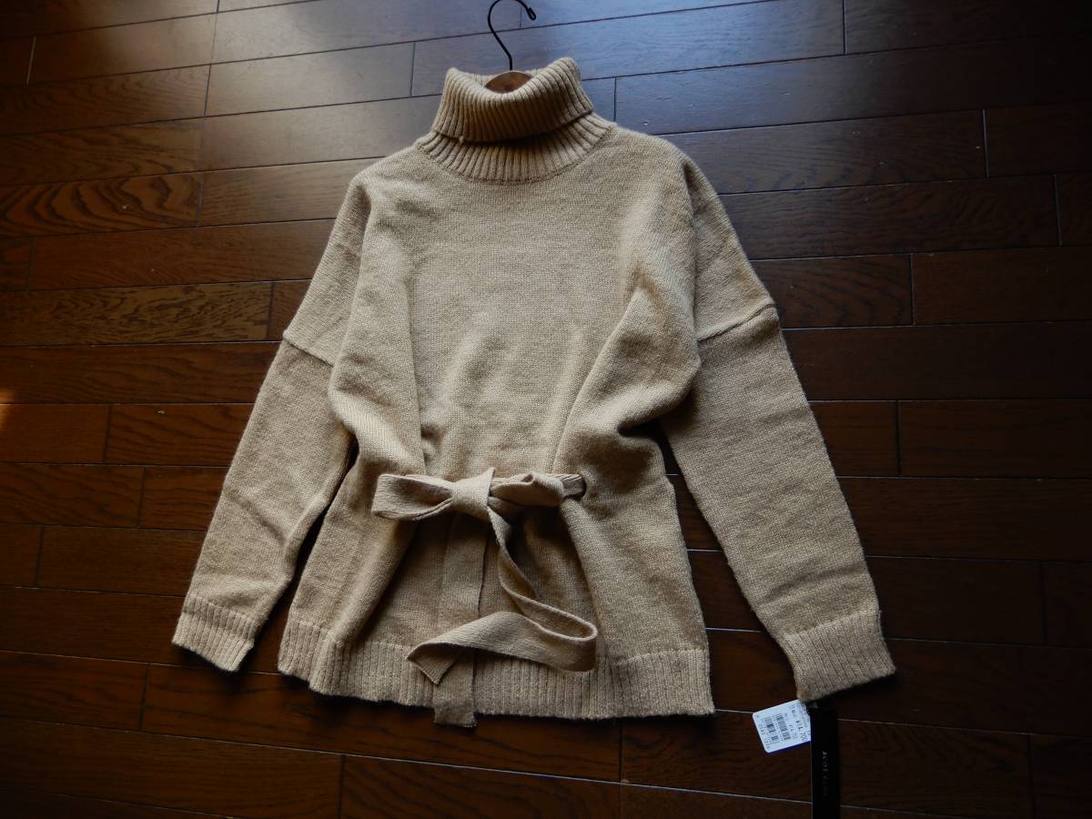 ☆新品タグ付き【SCOT CLUB/スコットクラブ】前リボン暖かキャメル 