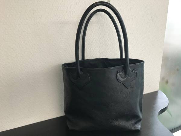 【スペシャルオーダー！バーキントゴを彷彿させるシボ】クロムハーツ(CHROME HEARTS )FSトートバッグ スモールCHクロス付 クロスパッチ