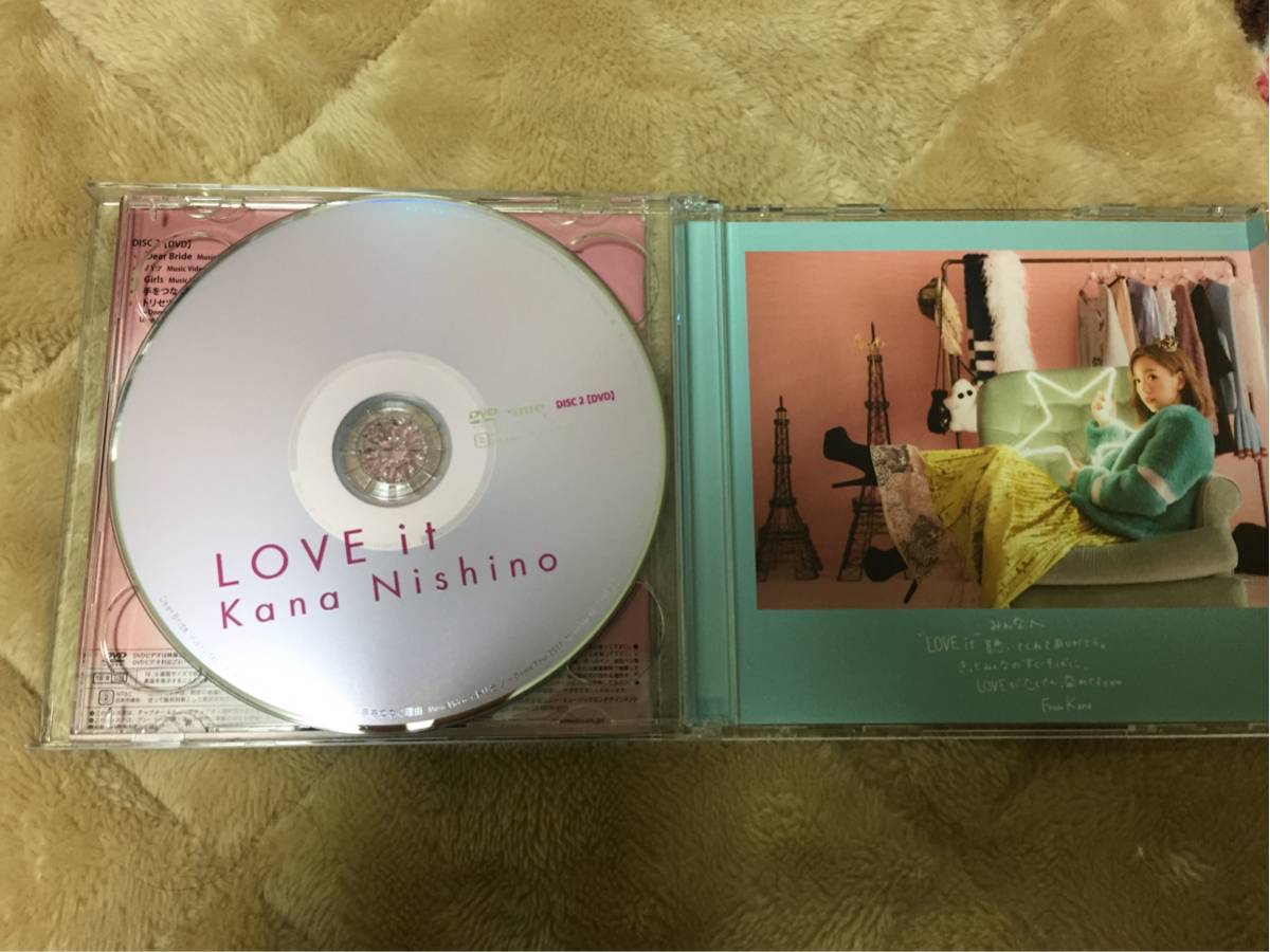 西野カナ/LOVE it [初回限定盤] 　CDとDVD付 一回再生のみ。送料無料_3