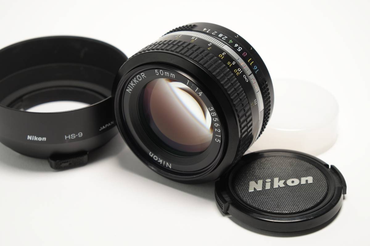 ☆美品☆ ニコン Nikon NIKKOR 50mm F1.4 非Ai 単焦点 マニュアル