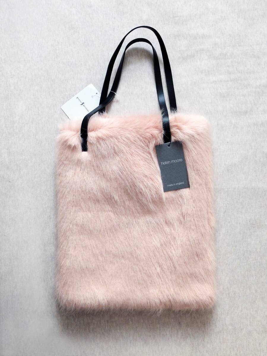 2016AW / JOURNAL STANDARD ジャーナルスタンダード : helen moore 人気完売 エコファー フェイクファー トート型 バッグ ピンク