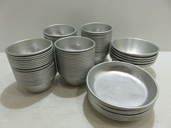 A514 アルミ食器 大量 まとめて/アルミ皿 15.9cm 6枚 AKAO アカオ 11cm 76枚 17cm 8枚 等 業務用 厨房機器 検: 給食用 キャンプ用